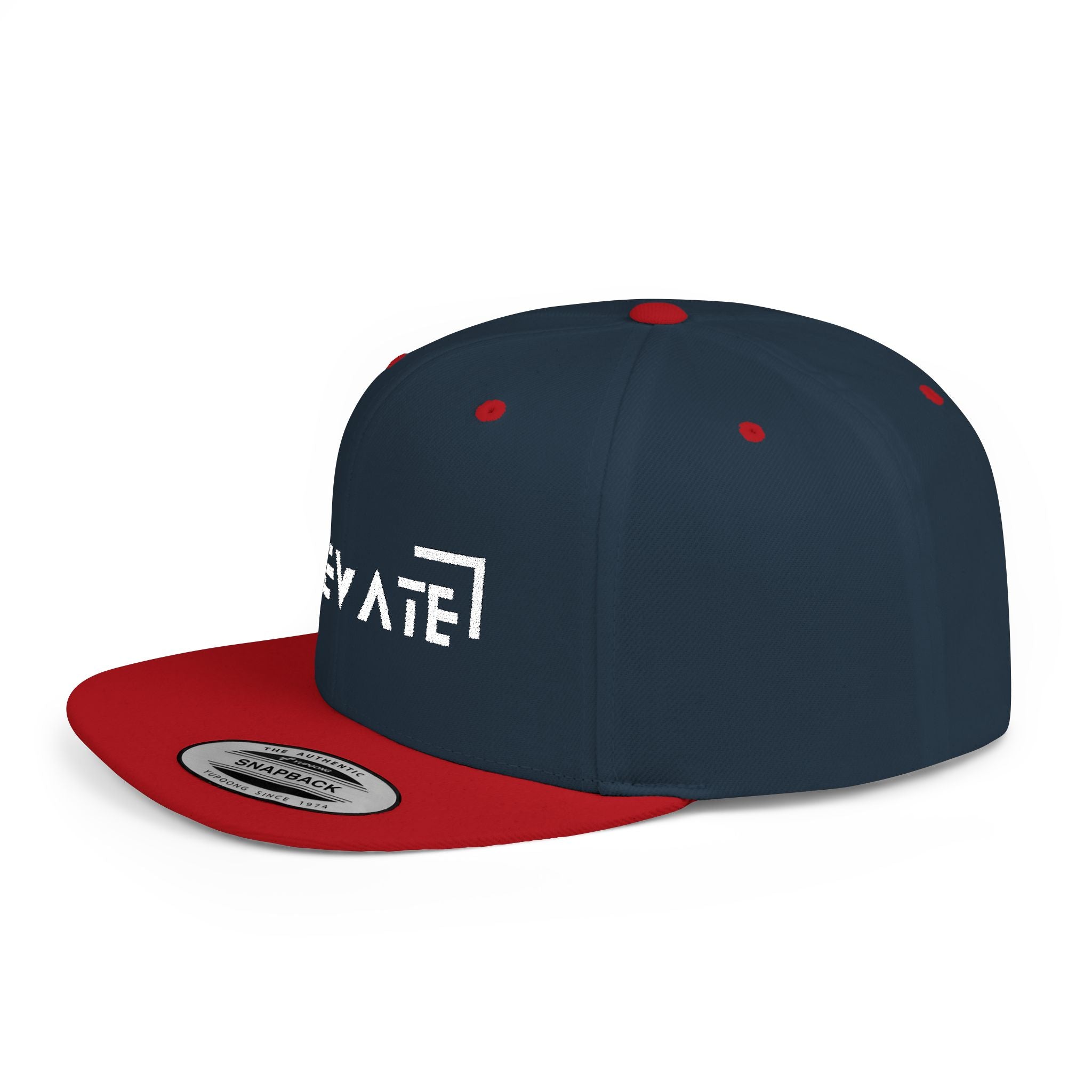 Elevate Flat Bill Snapback Cap - Stylish Streetwear for Everyday Adventures
