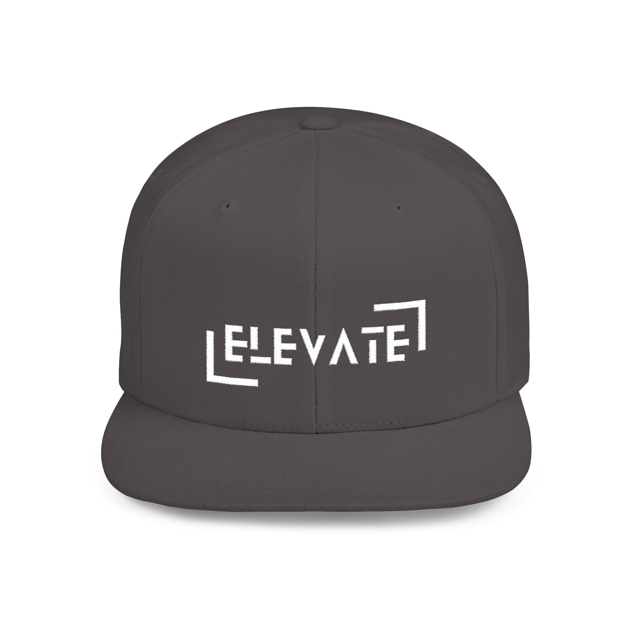 Elevate Flat Bill Snapback Cap - Stylish Streetwear for Everyday Adventures