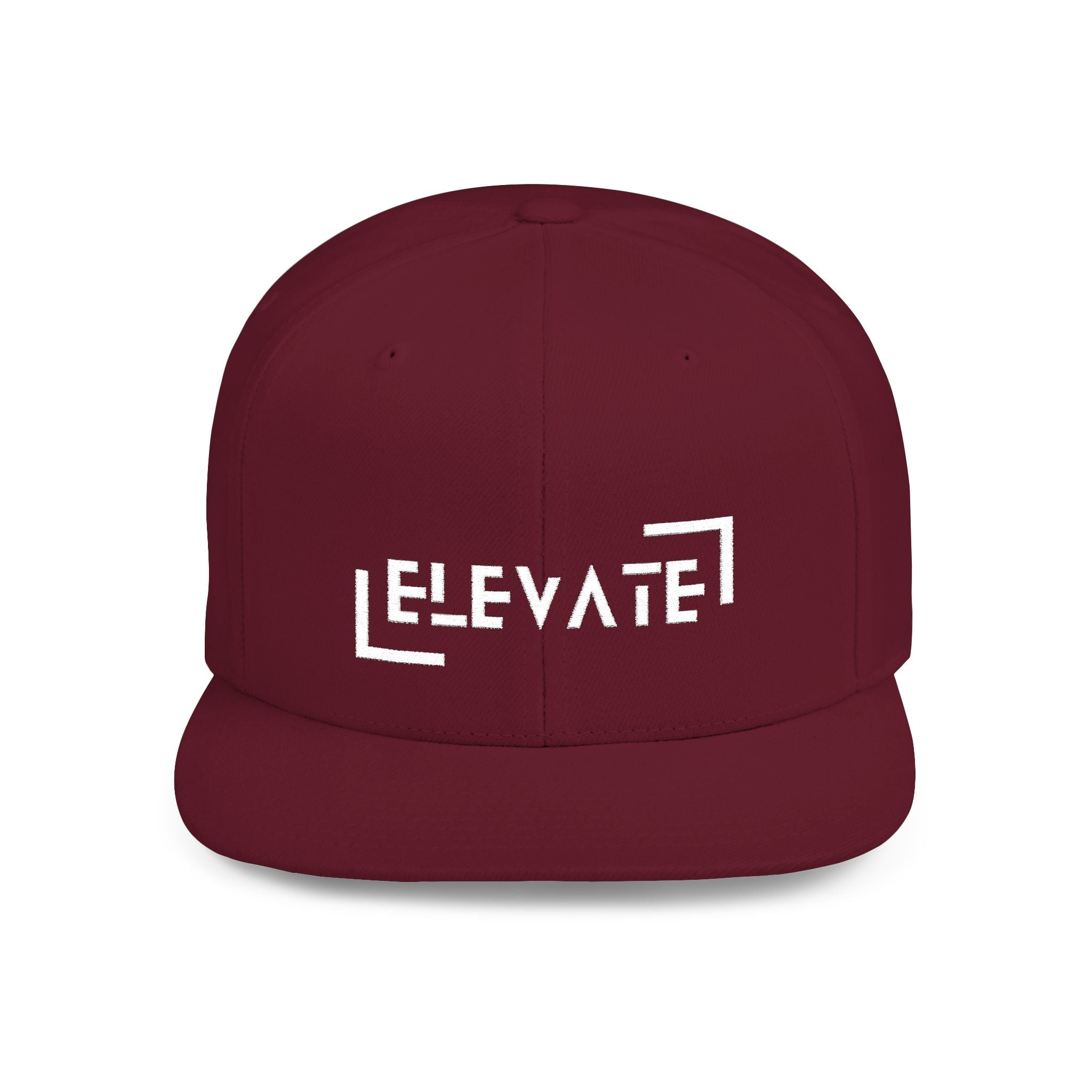Elevate Flat Bill Snapback Cap - Stylish Streetwear for Everyday Adventures