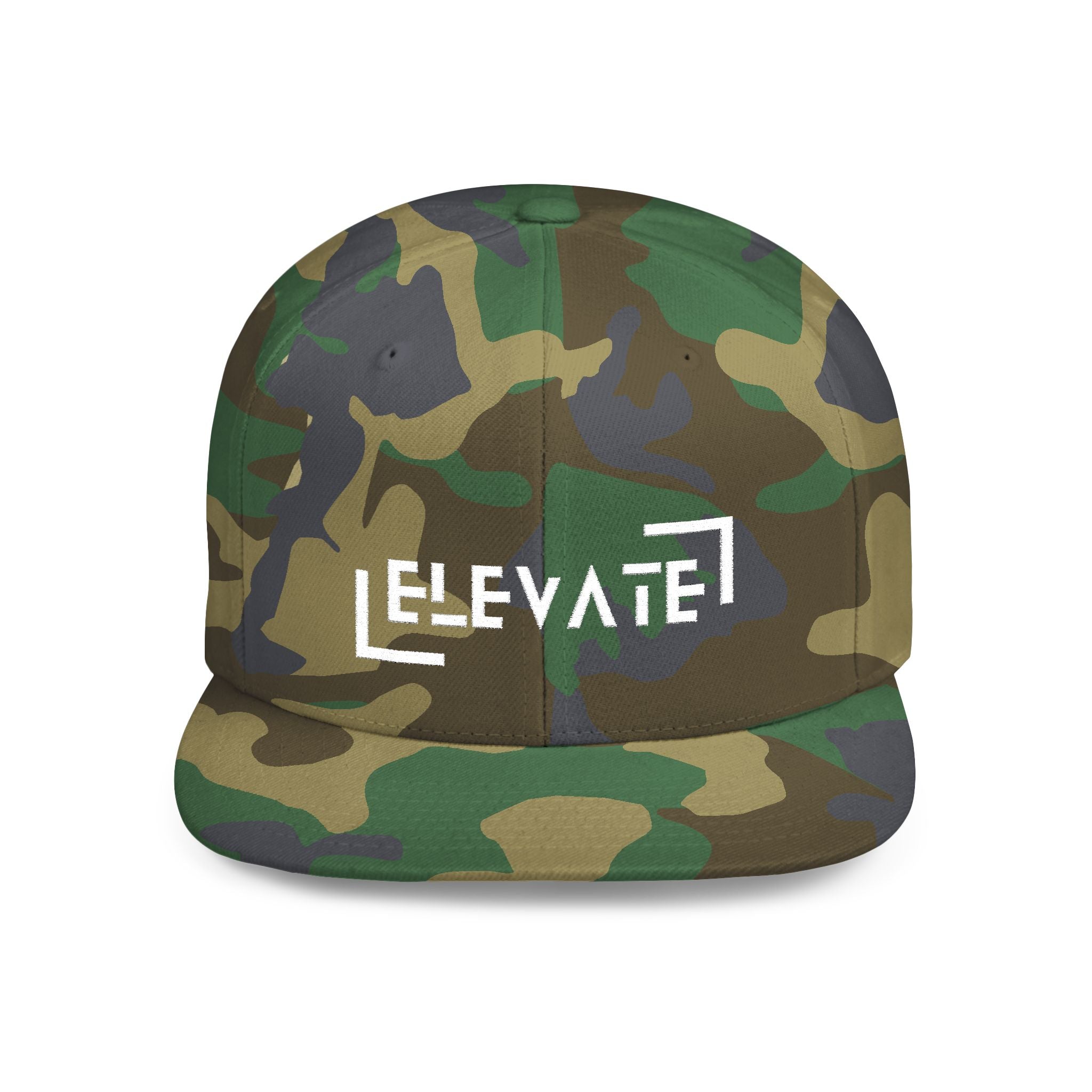 Elevate Flat Bill Snapback Cap - Stylish Streetwear for Everyday Adventures