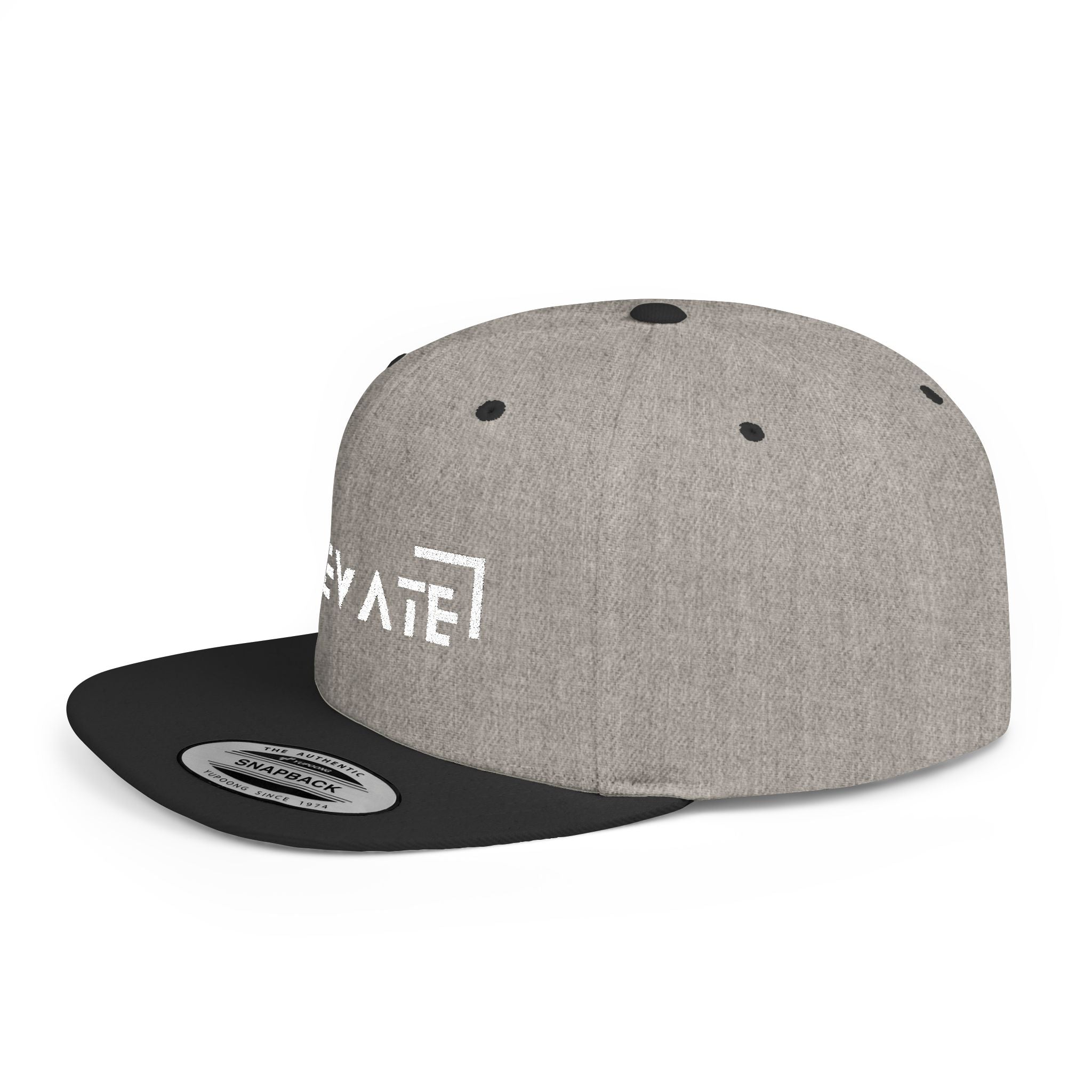 Elevate Flat Bill Snapback Cap - Stylish Streetwear for Everyday Adventures