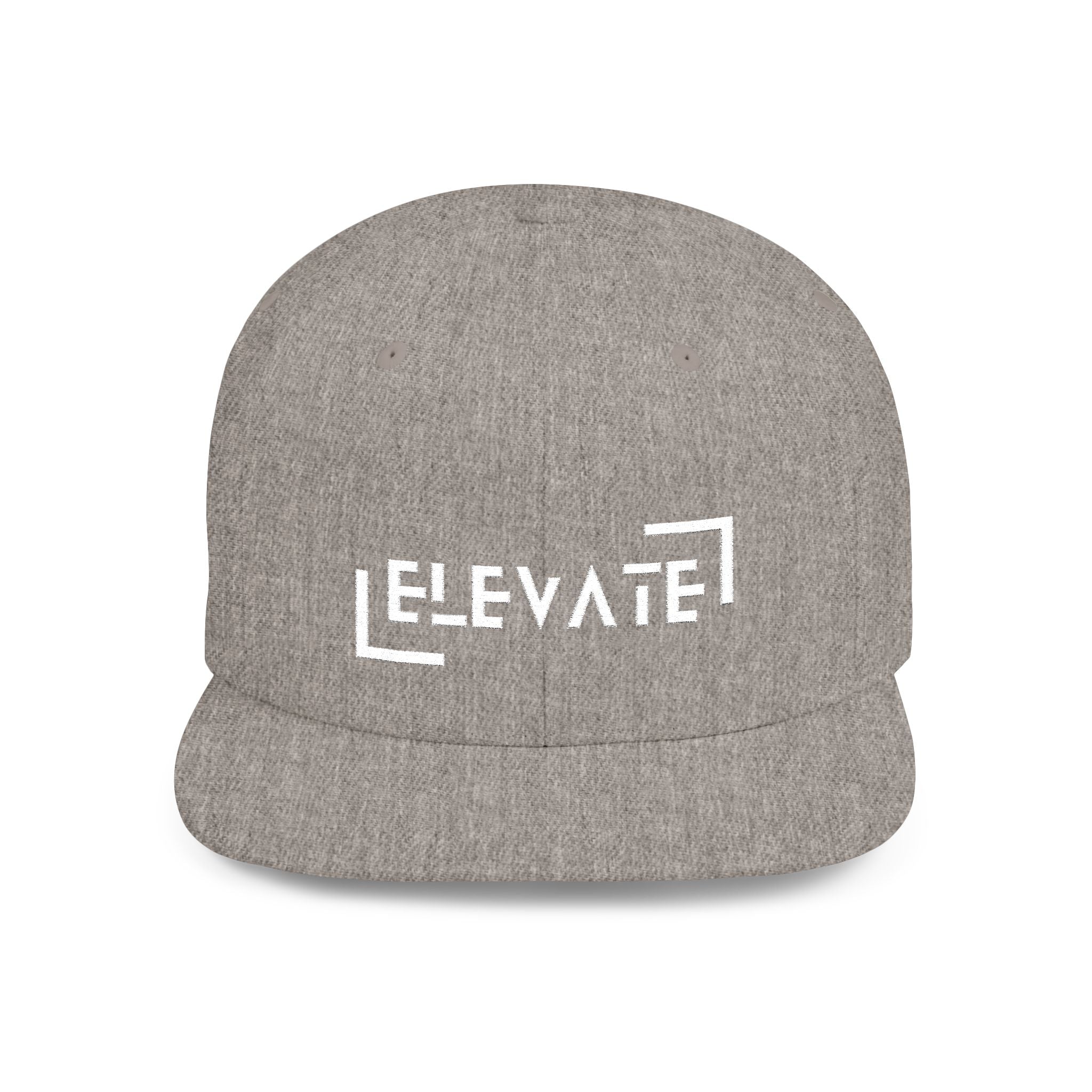 Elevate Flat Bill Snapback Cap - Stylish Streetwear for Everyday Adventures