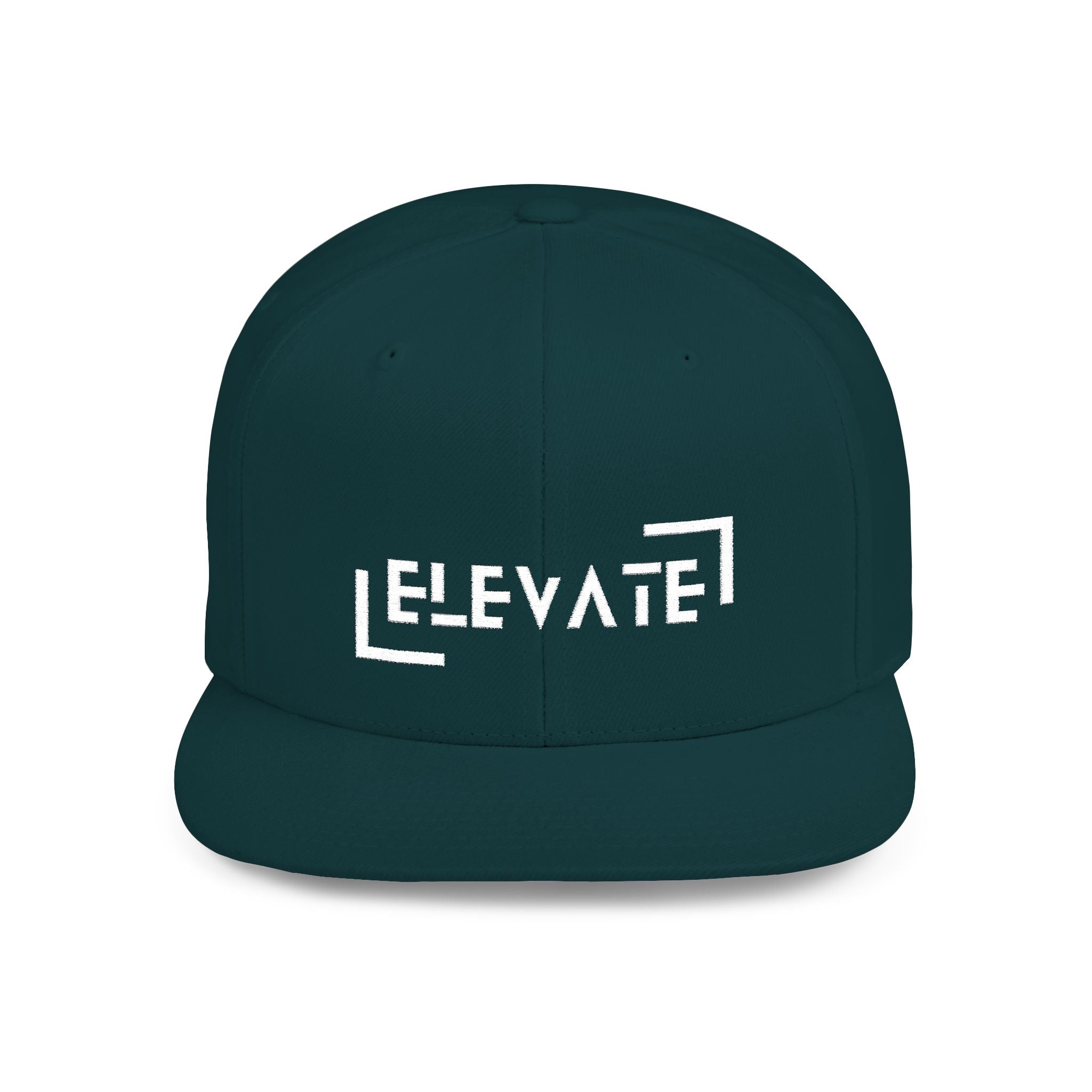 Elevate Flat Bill Snapback Cap - Stylish Streetwear for Everyday Adventures