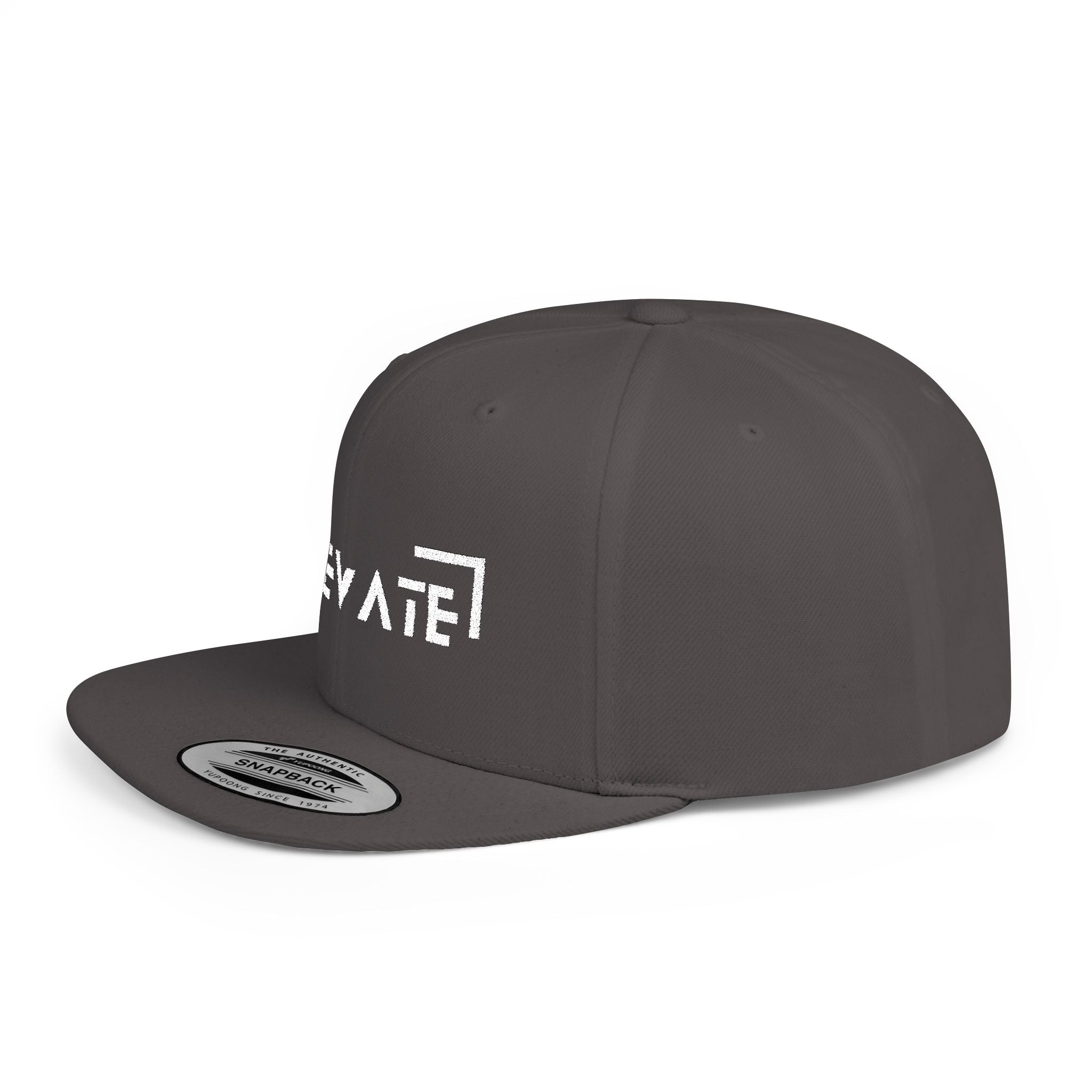 Elevate Flat Bill Snapback Cap - Stylish Streetwear for Everyday Adventures