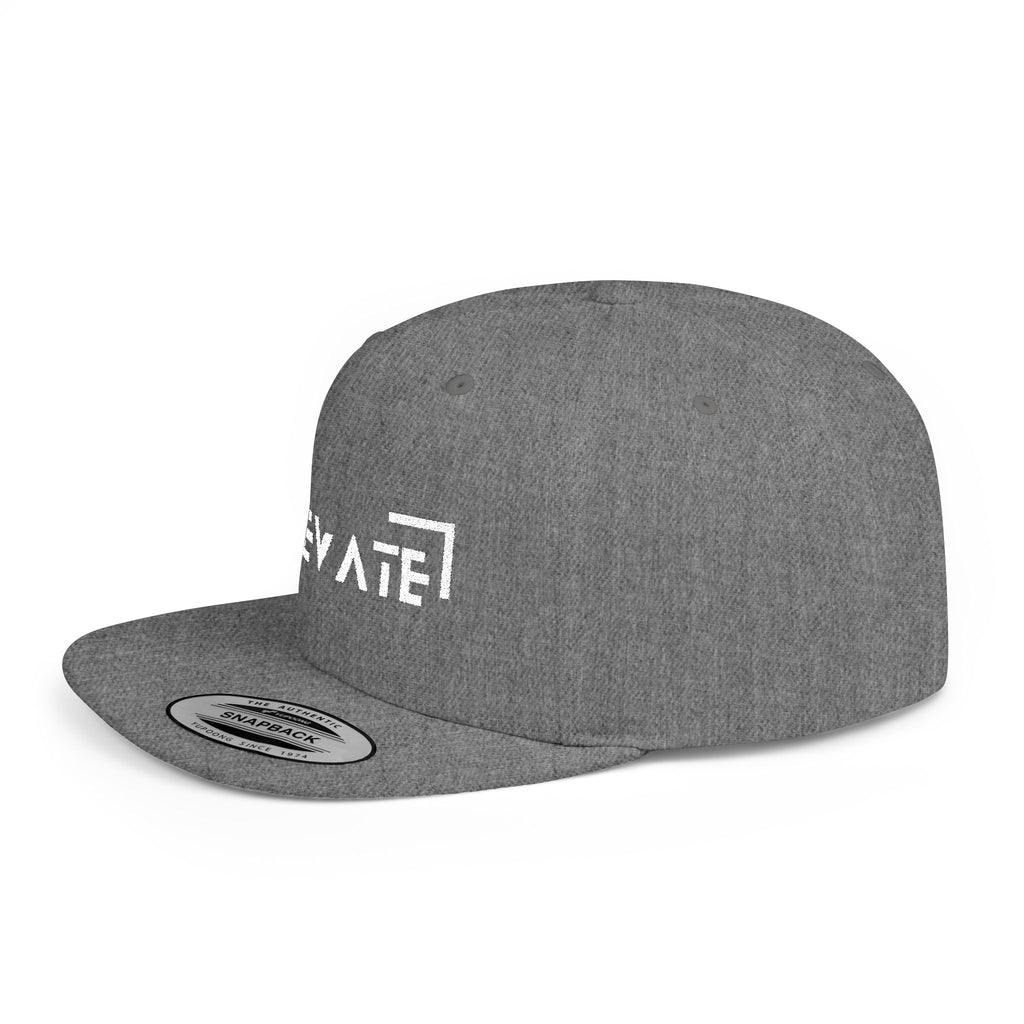 Elevate Flat Bill Snapback Cap - Stylish Streetwear for Everyday Adventures
