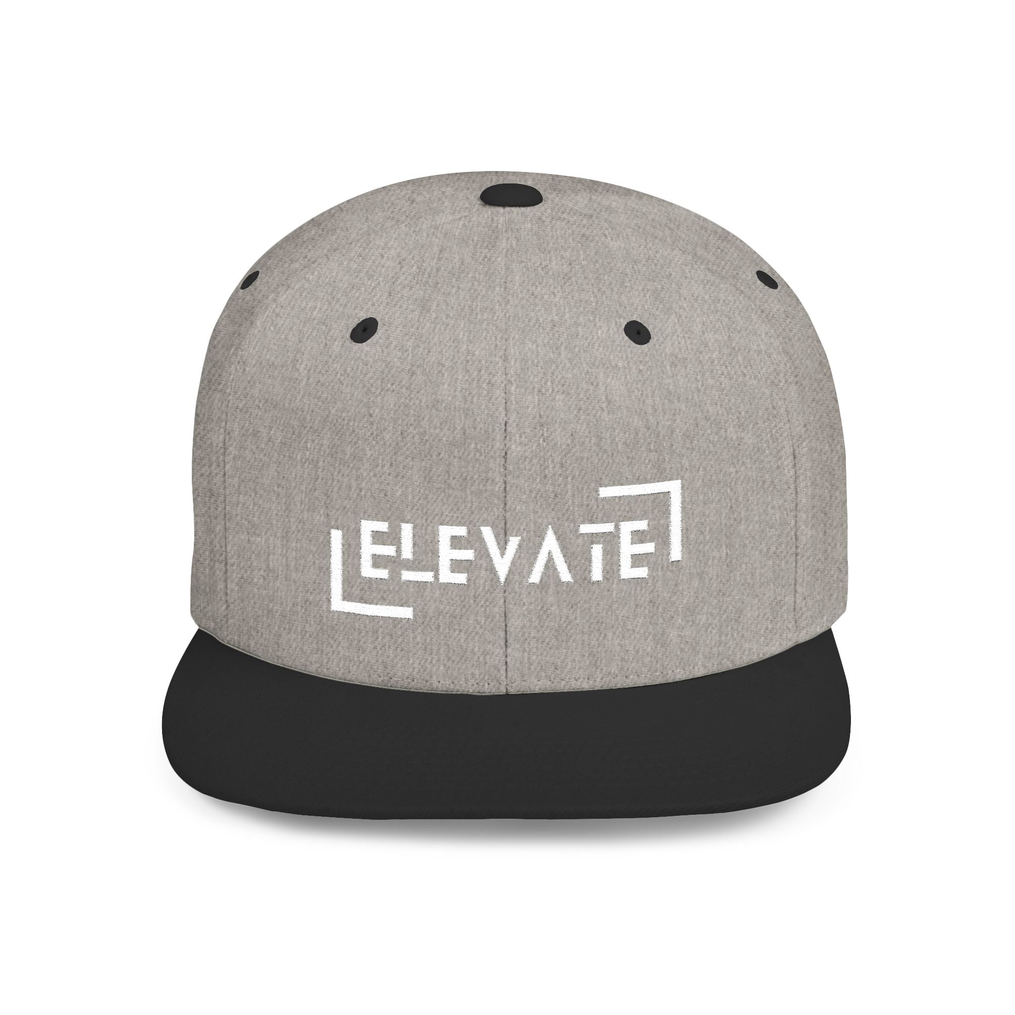 Elevate Flat Bill Snapback Cap - Stylish Streetwear for Everyday Adventures