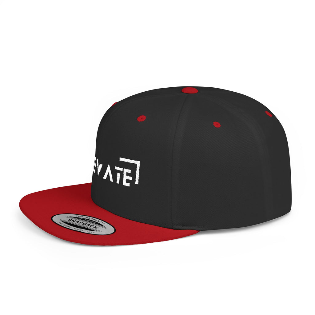 Elevate Flat Bill Snapback Cap - Stylish Streetwear for Everyday Adventures