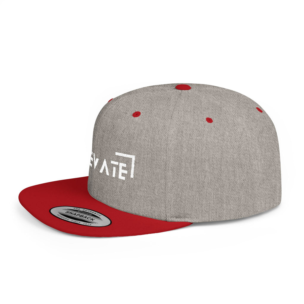 Elevate Flat Bill Snapback Cap - Stylish Streetwear for Everyday Adventures