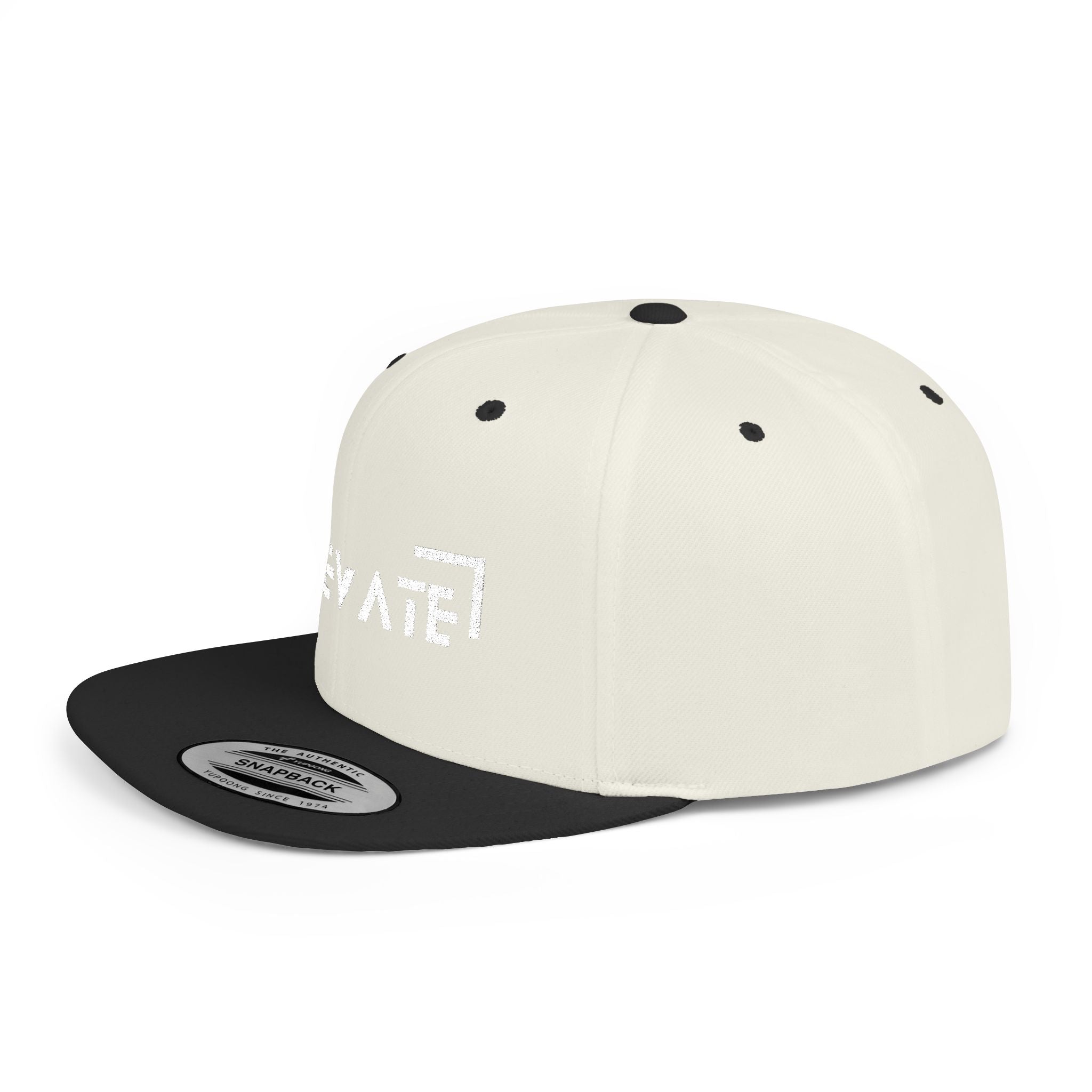 Elevate Flat Bill Snapback Cap - Stylish Streetwear for Everyday Adventures