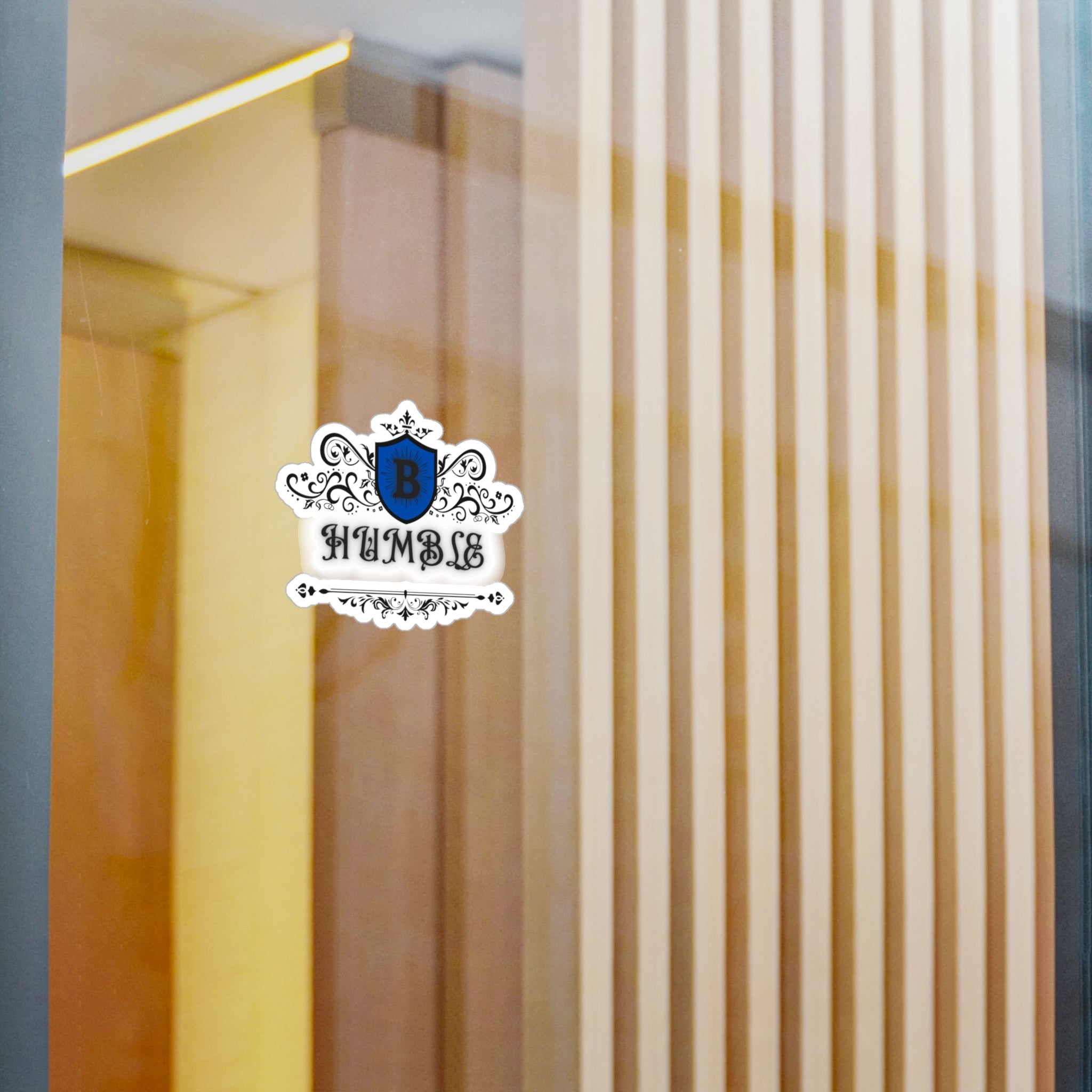 B Humble Motivational Sticker - Waterproof Vinyl Decal for Laptop Water Bottle Car