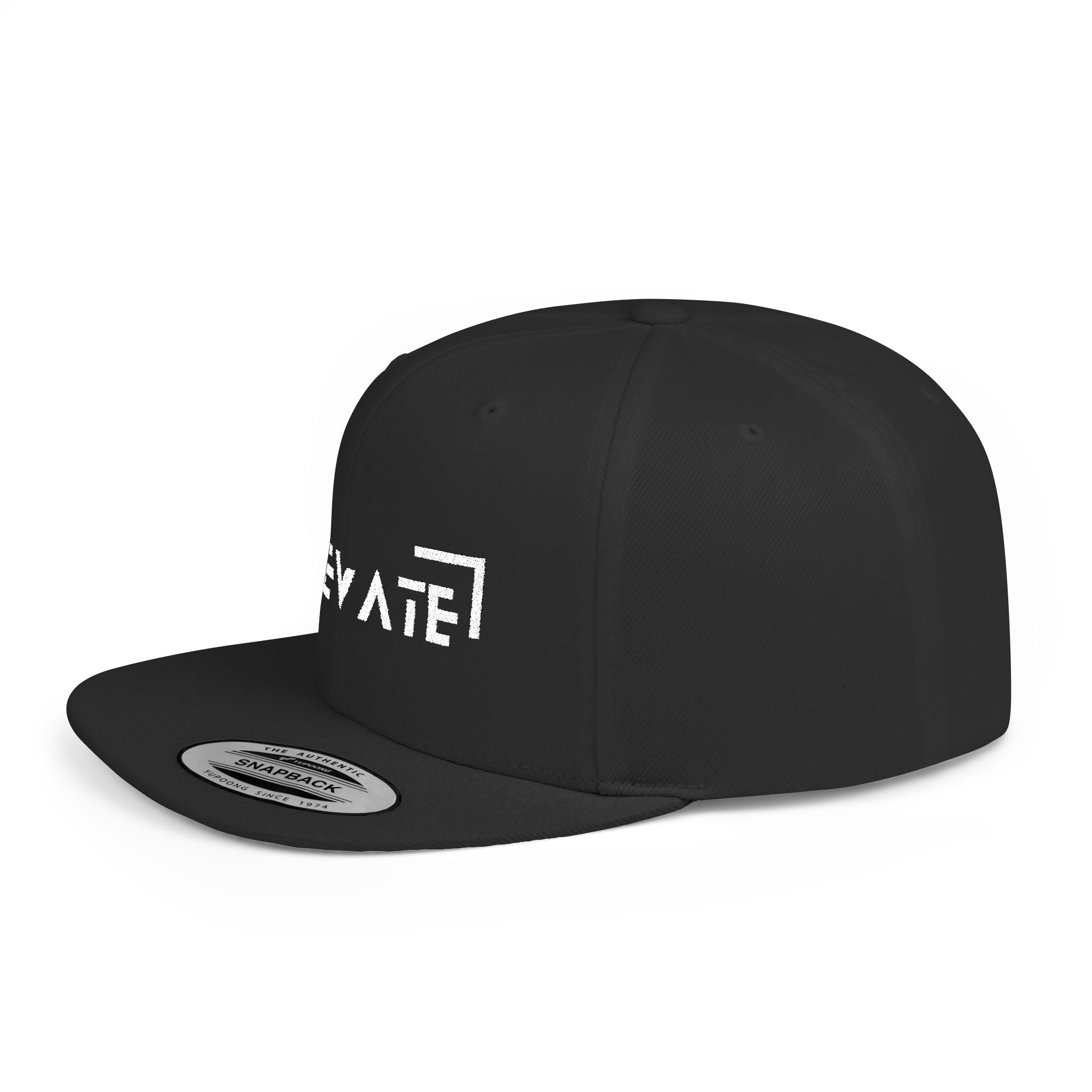 Elevate Flat Bill Snapback Cap - Stylish Streetwear for Everyday Adventures