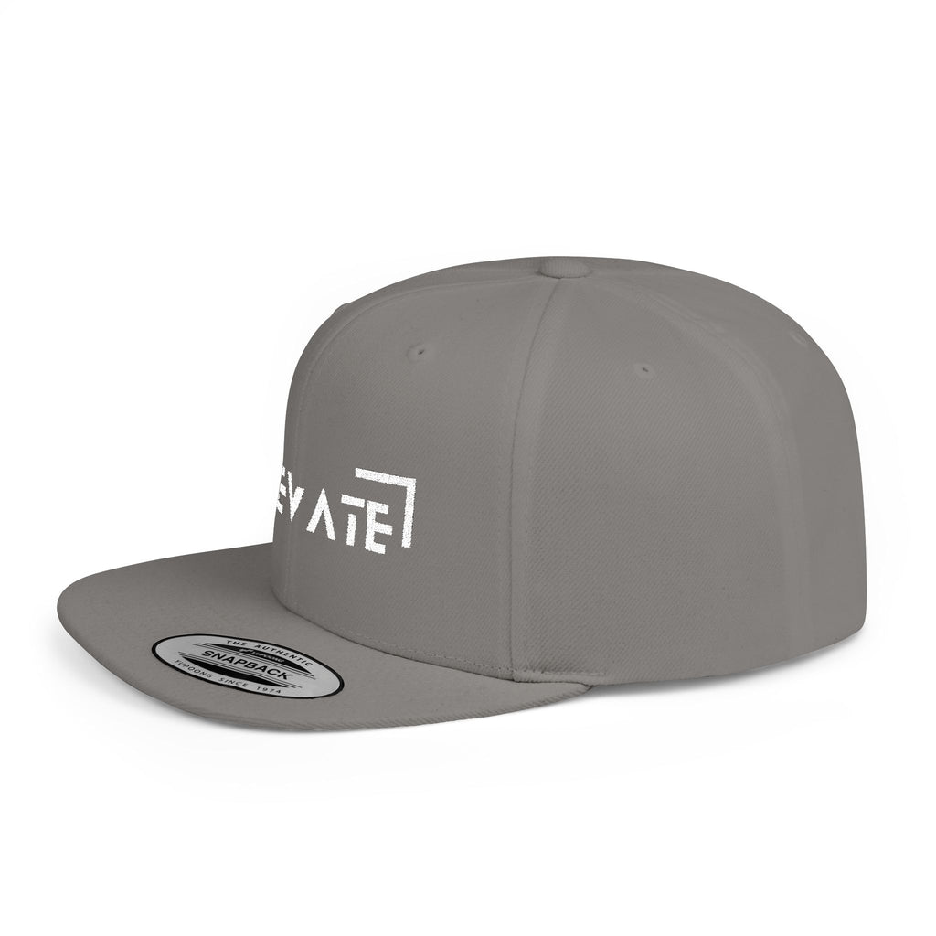Elevate Flat Bill Snapback Cap - Stylish Streetwear for Everyday Adventures