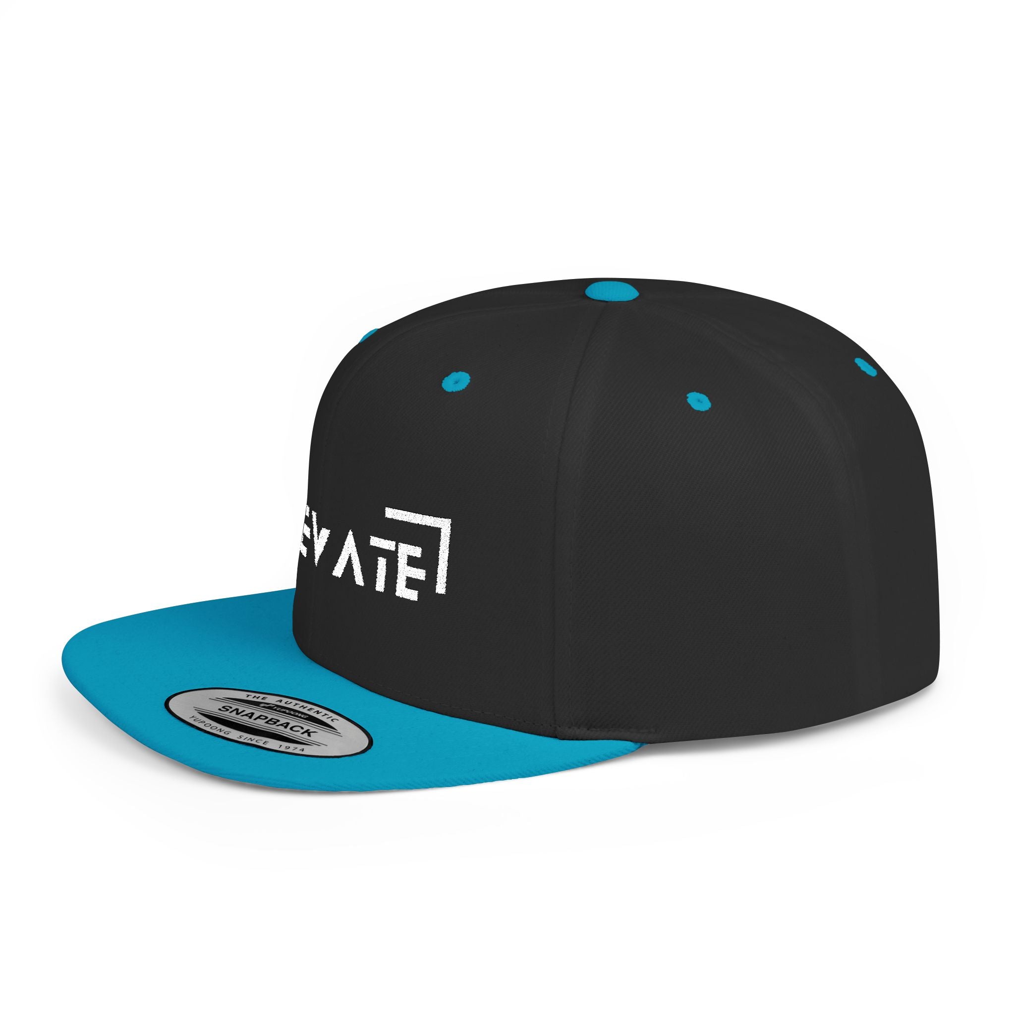 Elevate Flat Bill Snapback Cap - Stylish Streetwear for Everyday Adventures