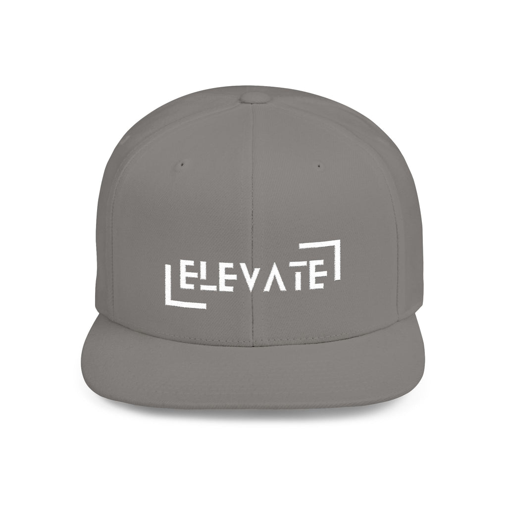 Elevate Flat Bill Snapback Cap - Stylish Streetwear for Everyday Adventures