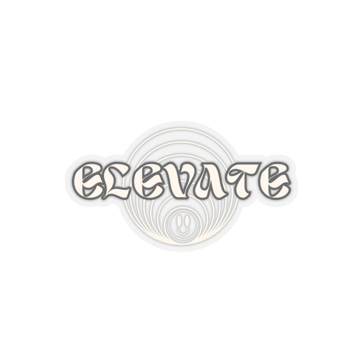 Elevate Kiss-Cut Stickers, Motivational Laptop Decals, Positive Affirmation Stickers, Custom Vinyl Stickers, Eco-Friendly Decor