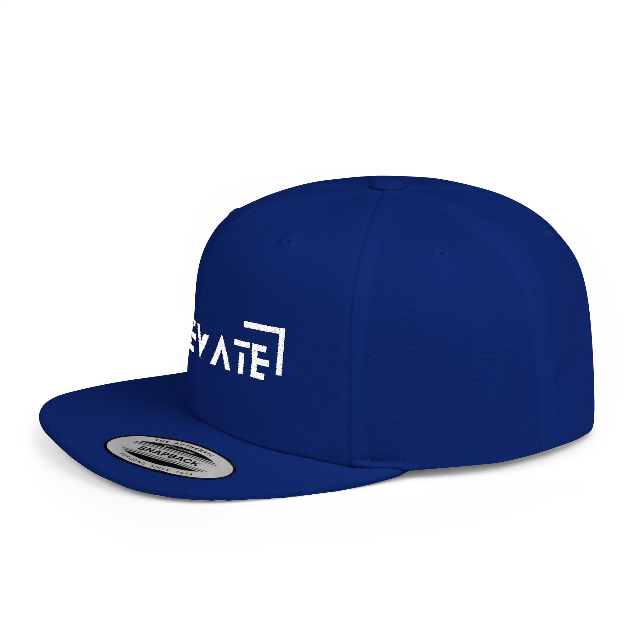 Elevate Flat Bill Snapback Cap - Stylish Streetwear for Everyday Adventures