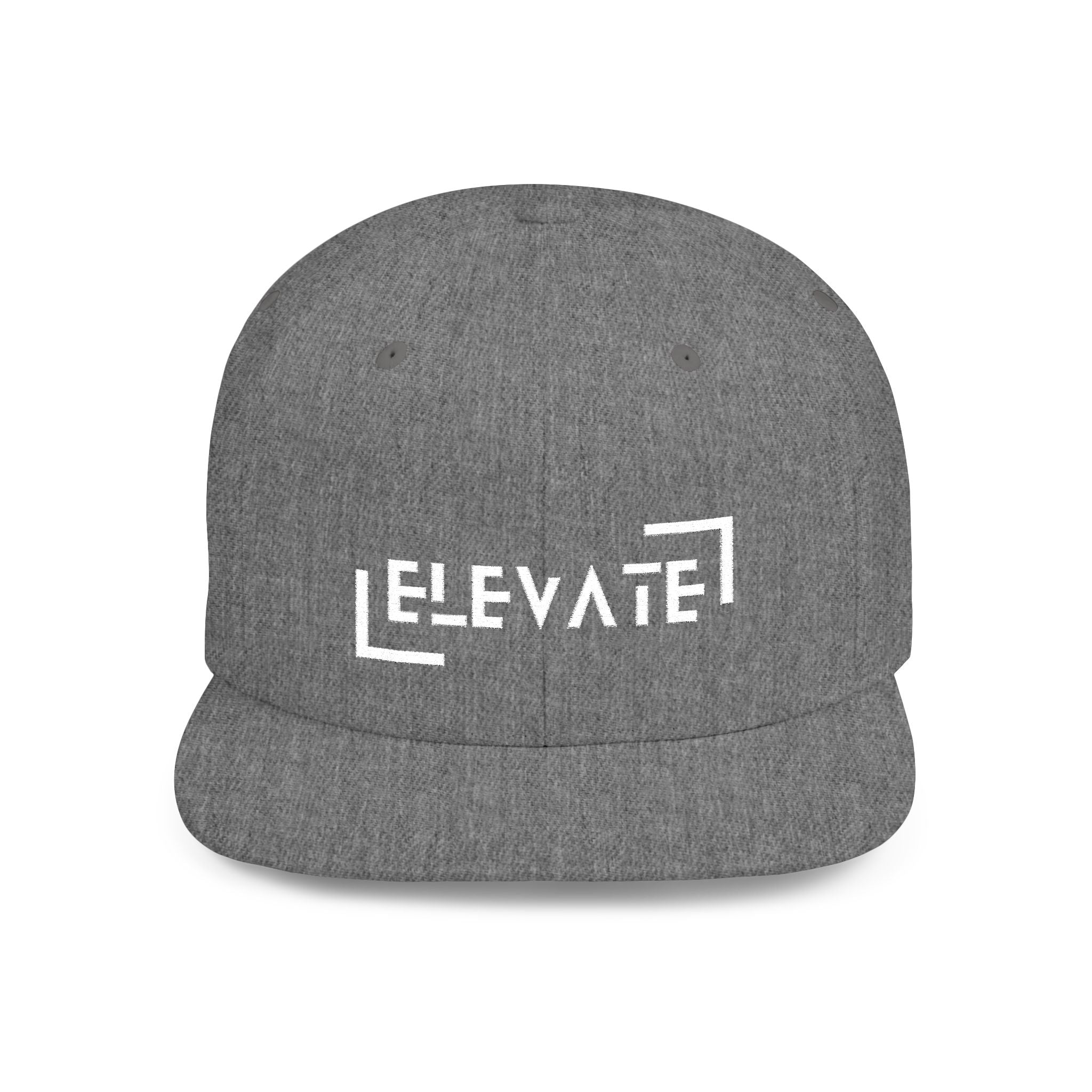 Elevate Flat Bill Snapback Cap - Stylish Streetwear for Everyday Adventures