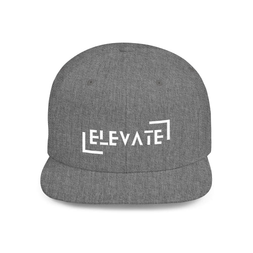 Elevate Flat Bill Snapback Cap - Stylish Streetwear for Everyday Adventures